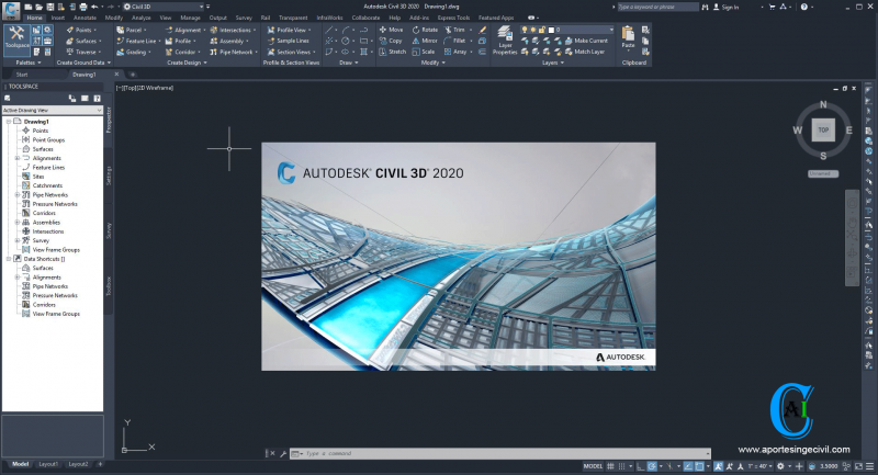نرم افزار Autodesk Civil 3D 2020