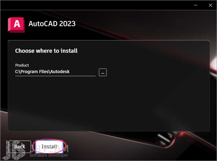 آموزش نصب Autodesk AutoCAD 2023 03