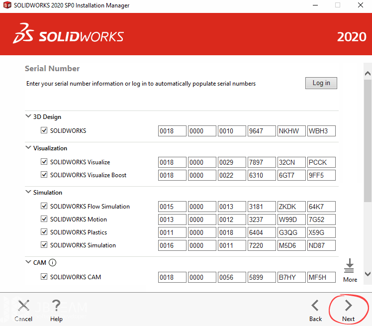آموزش نصب SolidWorks 2020  مرحله 4