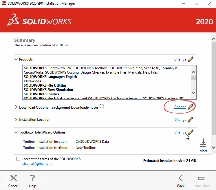 آموزش نصب SolidWorks 2020  مرحله 6