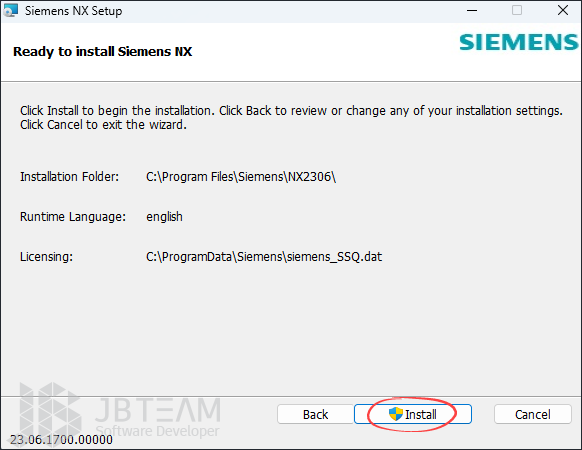 آموزش نصب Siemens NX 2306 06