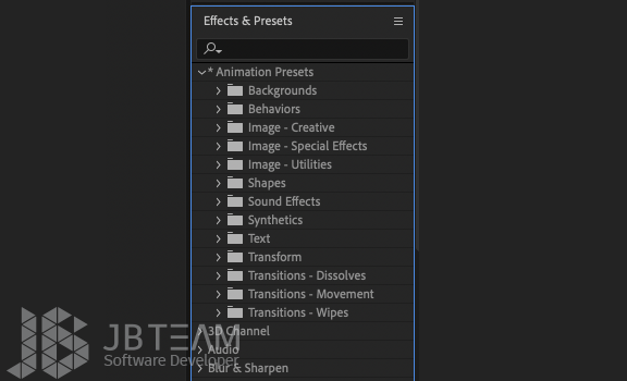 Refreshed-Animation-Presets-نرم افزار افتر افکت 2023 – AfterEffects 2023.png