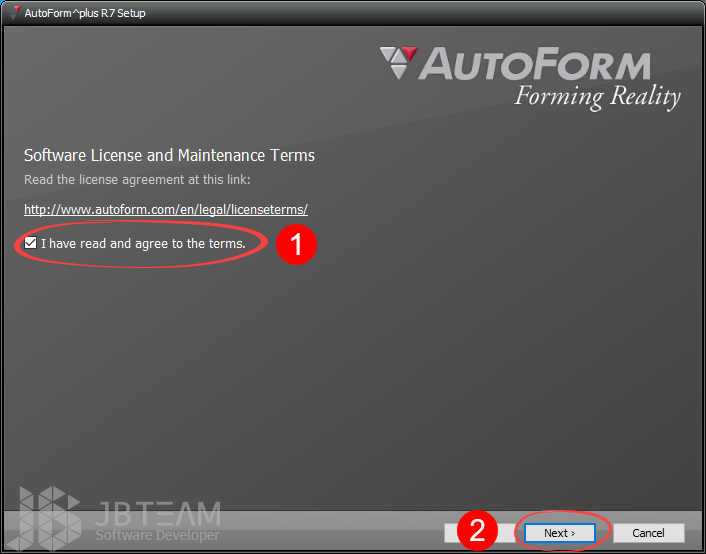 آموزش نصب AutoForm 7.0.7 05
