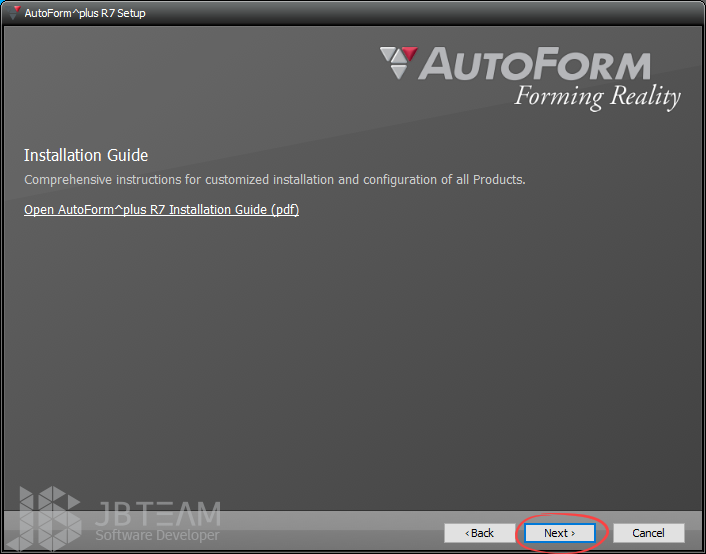 آموزش نصب AutoForm 7.0.7 06