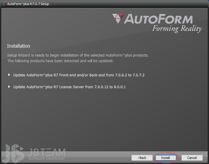 آموزش نصب AutoForm 7.0.7 30