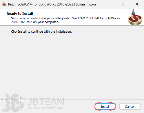 آموزش نصب SolidCAM 2023 for SolidWorks 12