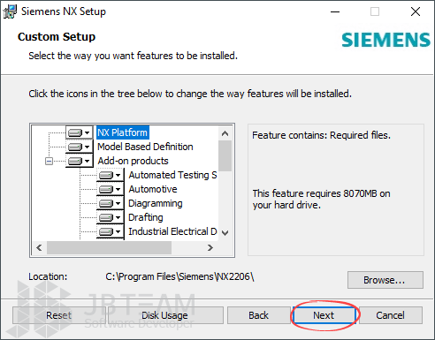 آموزش نصب Siemens NX 2206 05