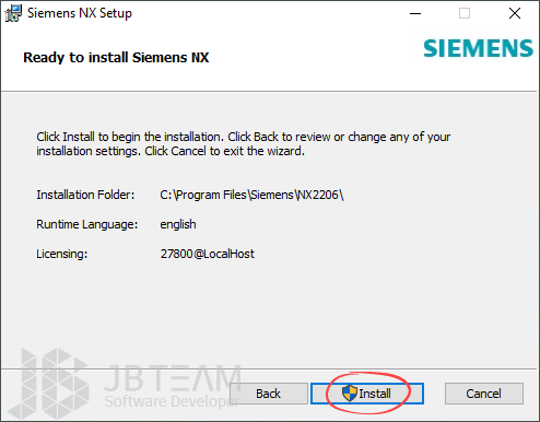 آموزش نصب Siemens NX 2206 07